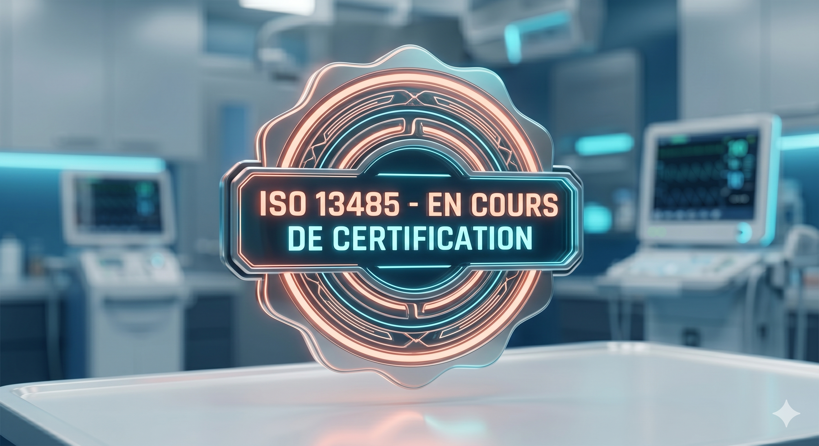 Sceau ISO 13485 en cours de certification NovaTherm